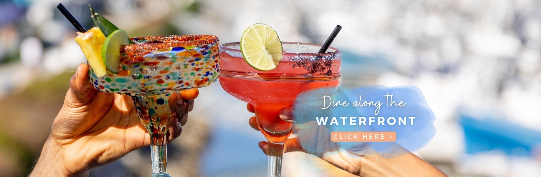 drinks down by the sea