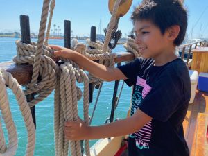 kids on ship