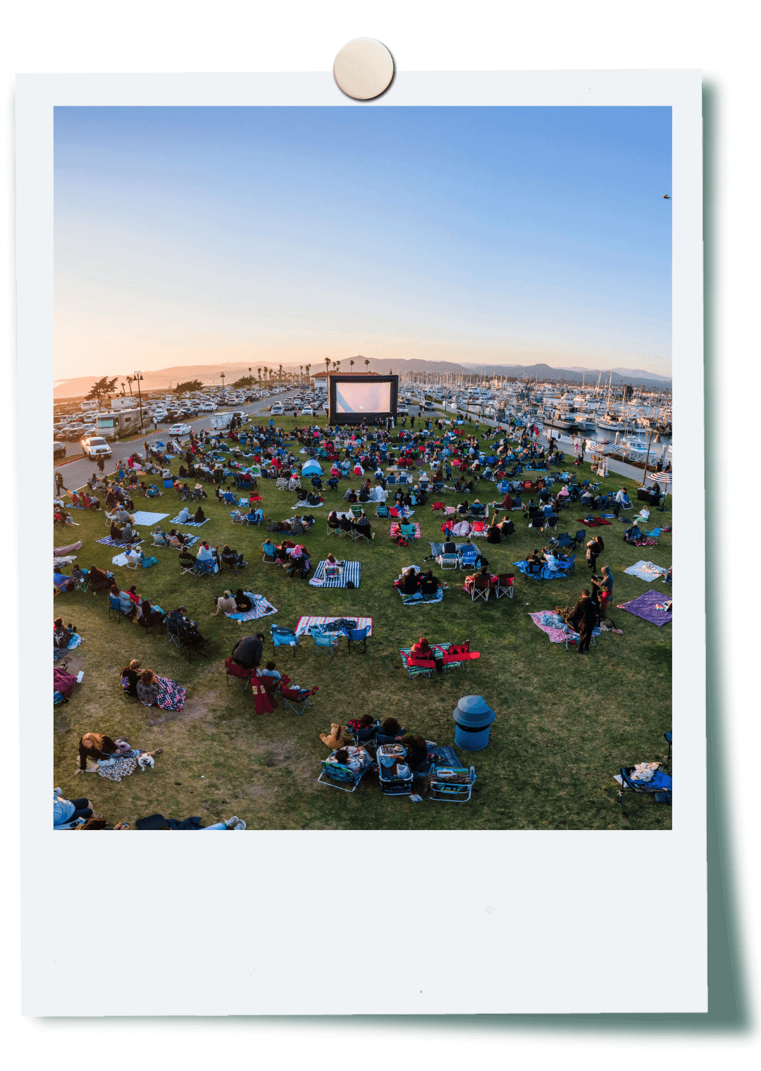 free outdoor movie nights on the Village lawn