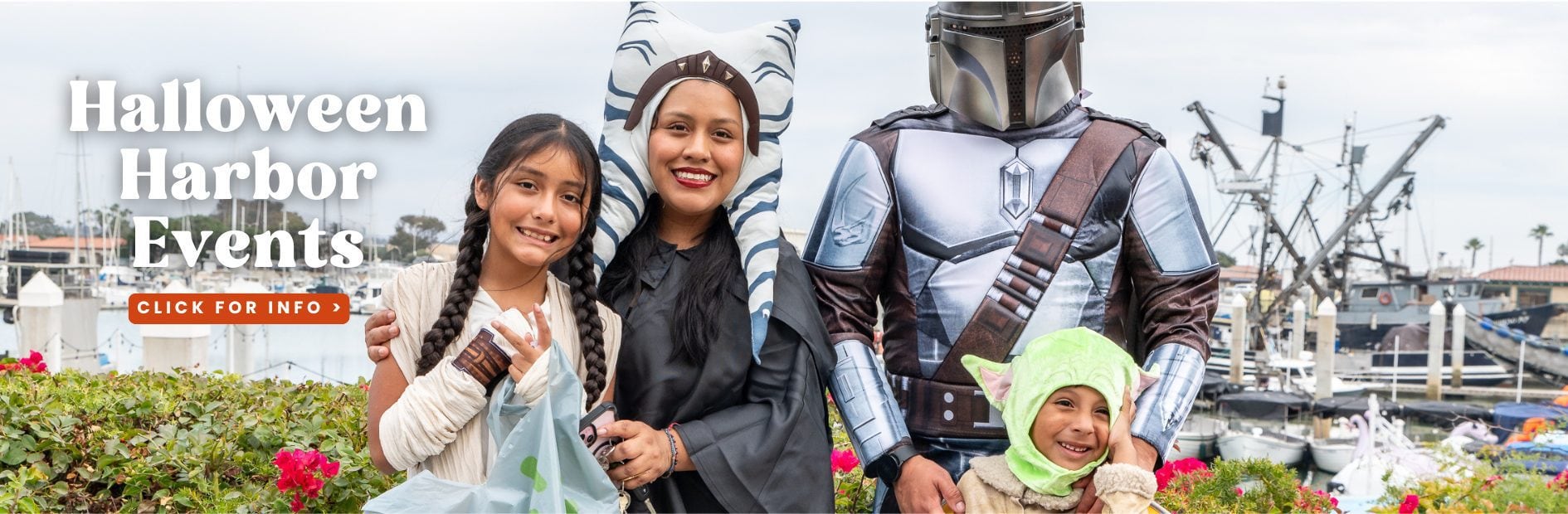 family in halloween costumes