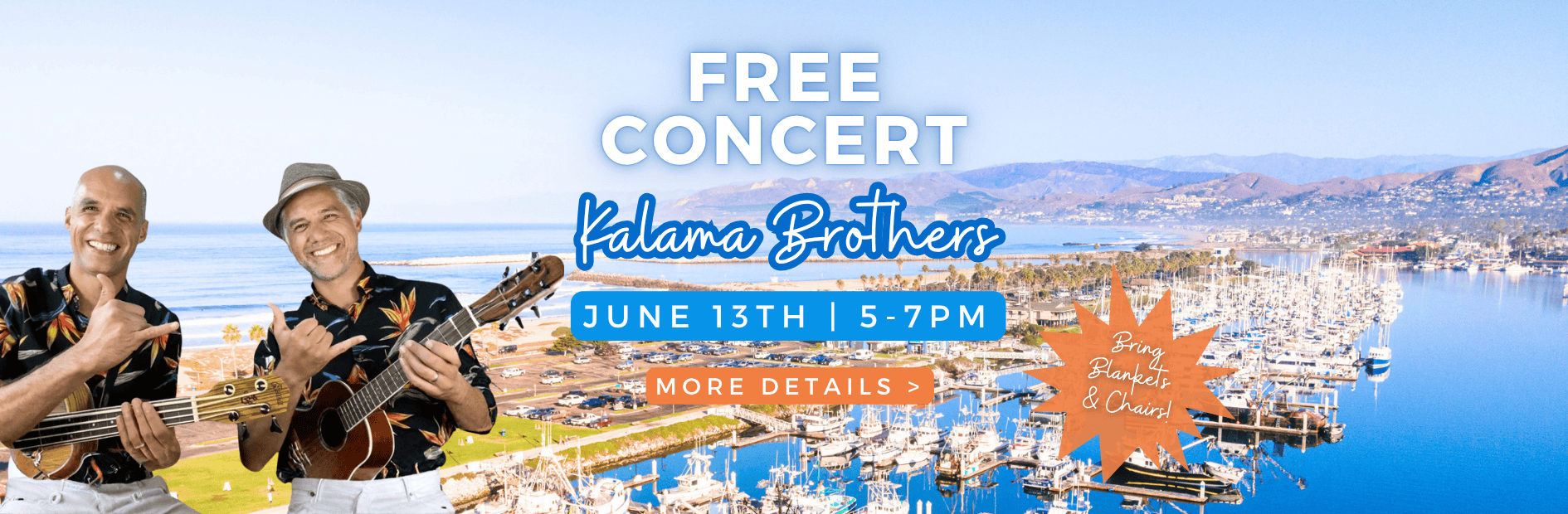Kalama brothers concert on the lawn