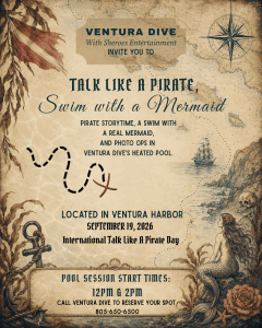 Talk Like a Pirate, Swim with a Mermaid at Ventura Dive & Sport